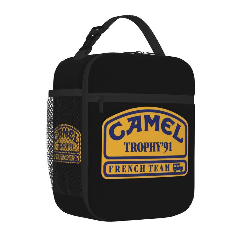 Camel Trophy Racing Insulated Lunch Bag Waterproof Portable Thermal Cooler Lunch Bag for Work School Picnic Food Bento Box