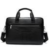 Men's Genuine Leather Briefcase Business Crossbody Bag Vintage Head Layer Cowhide Laptop Bag