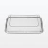 MUJI Stainless Steel Mesh 27cm W X D X 12829041 Tray, Large, Approx. 20.5cm 4.5cm H,