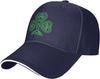 Celtic Knot Shamrock Irish Baseball Cap Adjustable Polyester Casual Summer Hat Adult Unisex