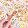 80pcs Pokemon Anime Stickers Pikachu Laptop Skateboard Scrapbook Suitcase Bike Kawaii Sticker Guitar Phone Cartoon Kid Gift Toys