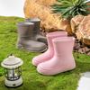 Water Shoes Japanese Rain Shoes Girls Fashion Wear Women's Foreign Style Rain Boots Adult Medium Tube Waterproof Boots
