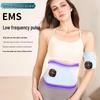 Smart EMS Waist & Arm Hot Compress Massager: Constant Temperature Microcurrent Device for Home Exercise & Relaxation