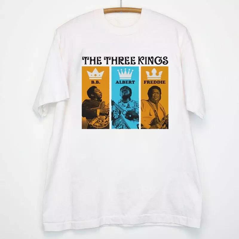 

B.B. ALBERT FREDDIE Three Kings Of Blues Music T Shirt Full Size S-4XL Unisex T-Shirt L