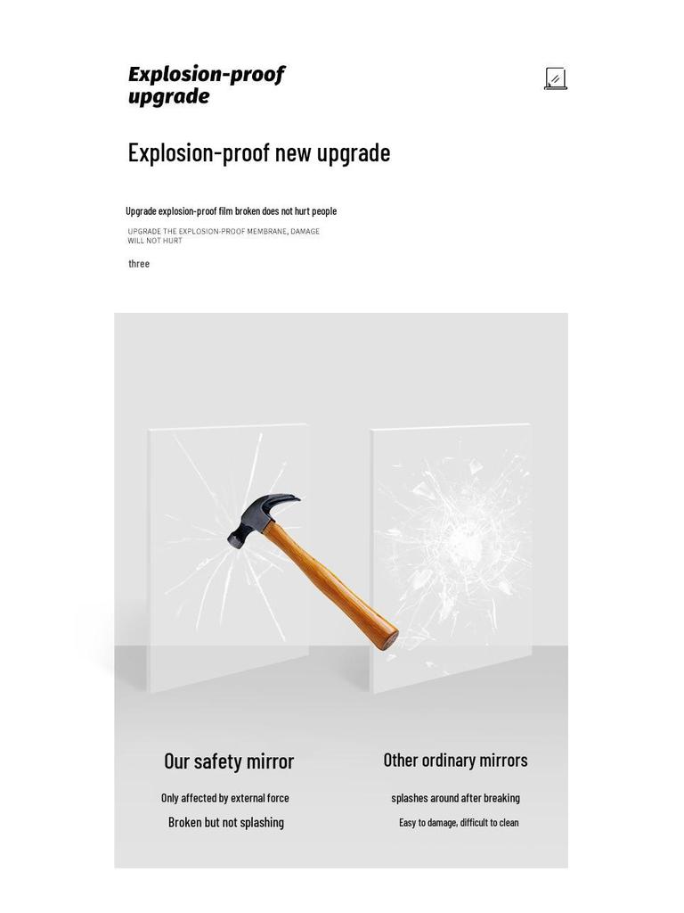 Full-Length Floor Mirror: Stylish Wall-Mounted Dressing Mirror for Bedrooms and Fitting Rooms