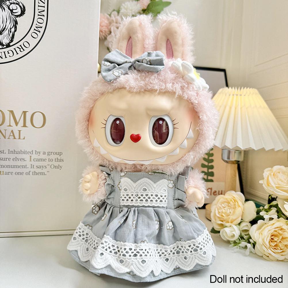 Pro 38cm panenky Labubu, oblečení pro panenky, módní oblečení, mikiny s kapucí, barevné sladění oblečení pro panenky, mikiny, doplňky pro panenky, roztomilé dekorace, malé hadříky