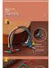 JOYO Electric Guitar & Bass Audio Cable - Black Leather Braided, Noise Reduction Connection