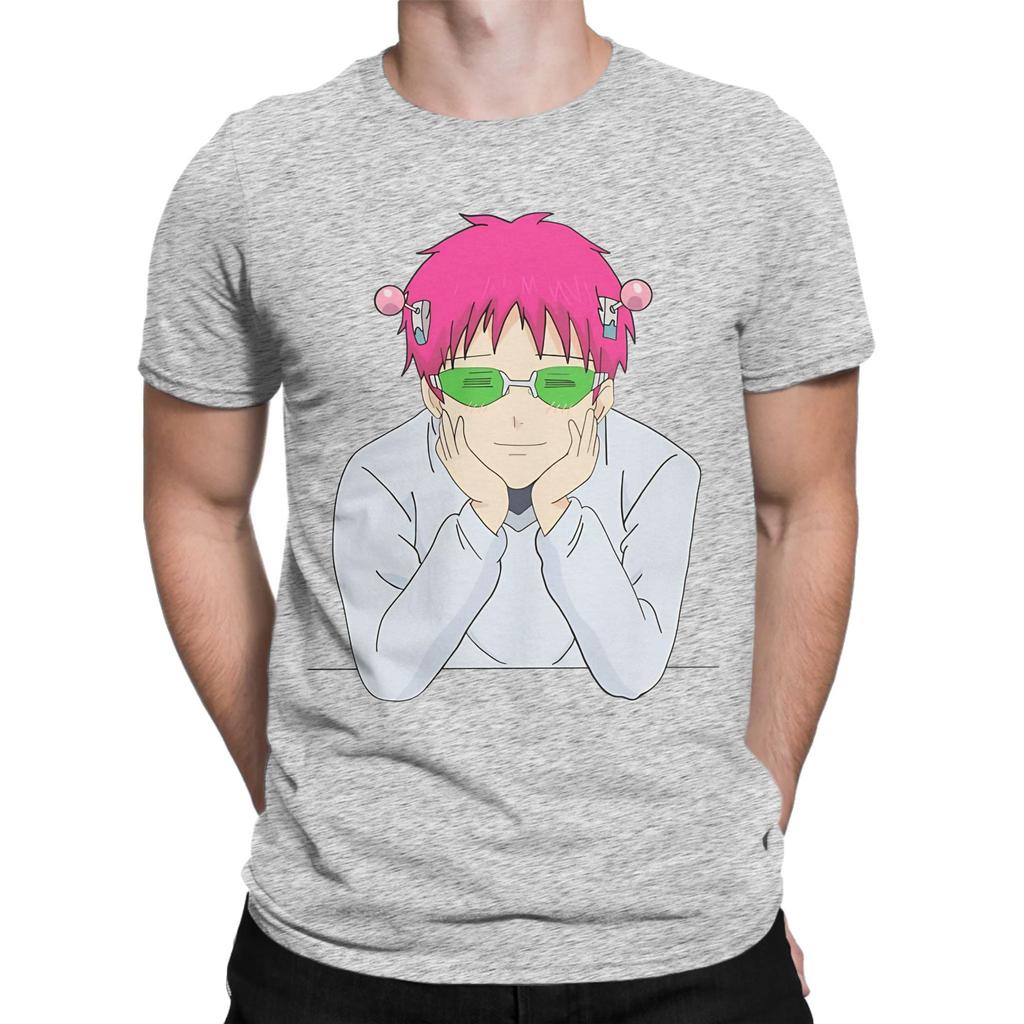 Happy Saiki Novelty 100 Cotton Tshirt Saiki Tees Tops For Unisex