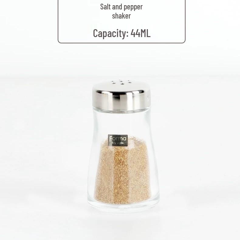 ASVEL Glass Seasoning Bottle: Japanese Soy Sauce, Vinegar, Oil, Salt, Pepper, and Toothpick Holder.