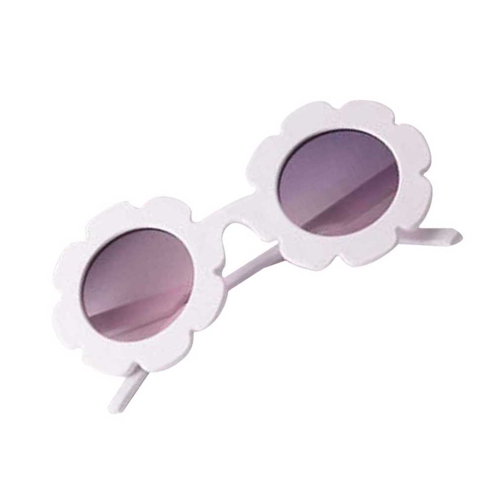 Kids Sun Flower Eye Protection Glasses Performance Decor Goggles Prop for Girls Boys