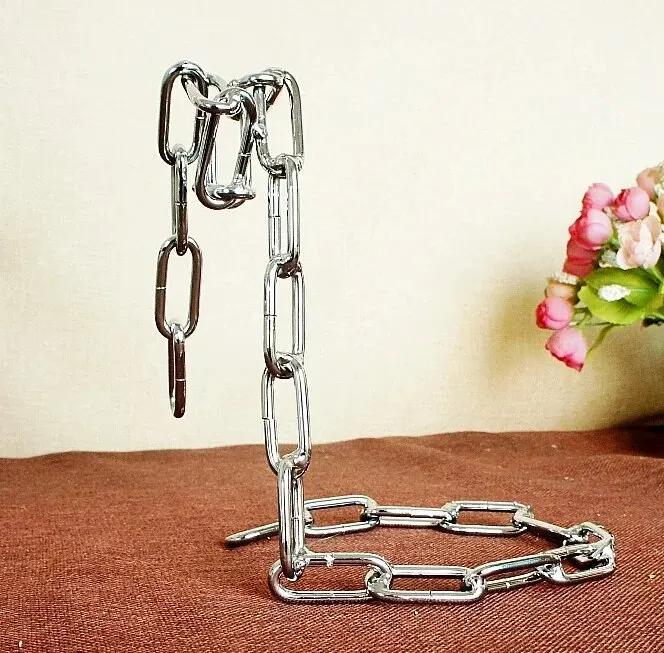 Závěsný řetízkový stojan Módní držák lahví na víno Kreativní železné provazové stojany na víno Kuchyň Jídelna Sklep Dekorace baru