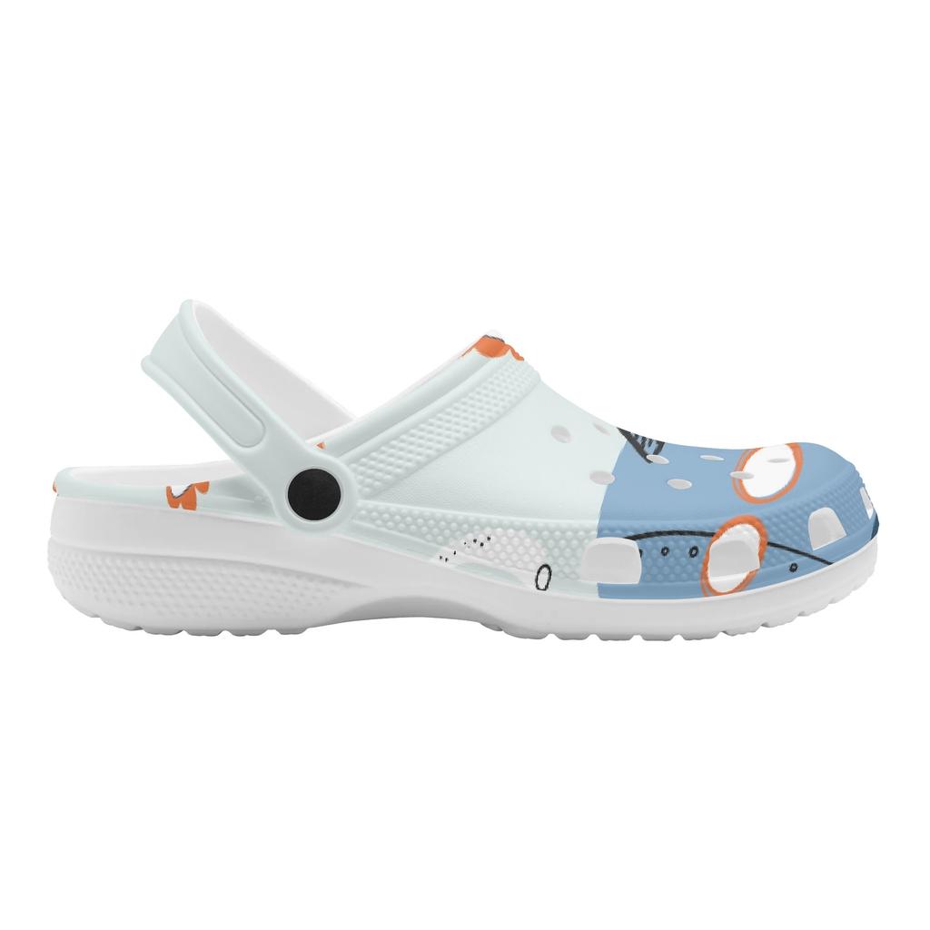 Pattern Printed EVA Clogs Women Men Breathable Lightweight Slip On Casual Footwear Soft Sole Summer Sandals Daily Walking