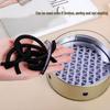 Portable Fireproof Mosquito Coil Holder with Lid and Ash Catcher