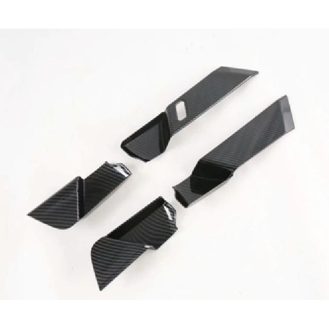 4 Car interior handle decorative strip carbon fiber For Mazda CX-30 -2024
