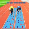 Tapete de Jogo de Coordenação Mão-Pé para Team Building
