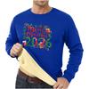 Men Sweatshirt Christmas Shirt Long Sleeve Funny Holdiay Crewneck Xmas Tops