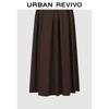 UR2026 Women's Shirred A-Line Short-Sleeve Dress