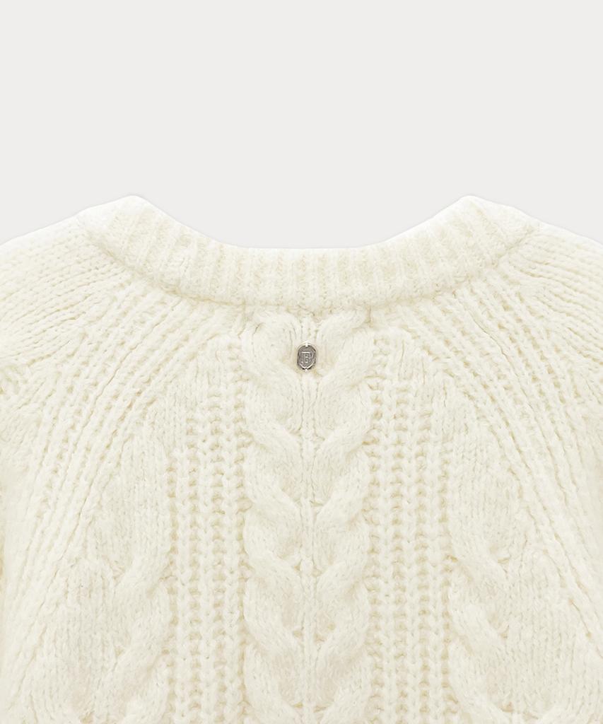 Sseomweeobeoteo Chelsea Alpaca Cable Knit - Ivory