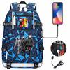 3-teiliges Schulrucksack-Set für Schüler Große Kapazität Oxford-Stoff Schultasche mit Schultergurt und Federmäppchen