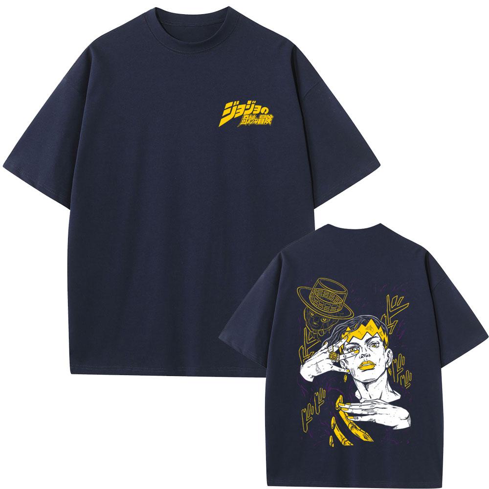 Anime Jojos Bizarre Adventure Rohan Kishibe Graphic T Shirt Unisex Women Unisexga Fashion Trend Short Sleeve Tshirts Y2k Streetwear