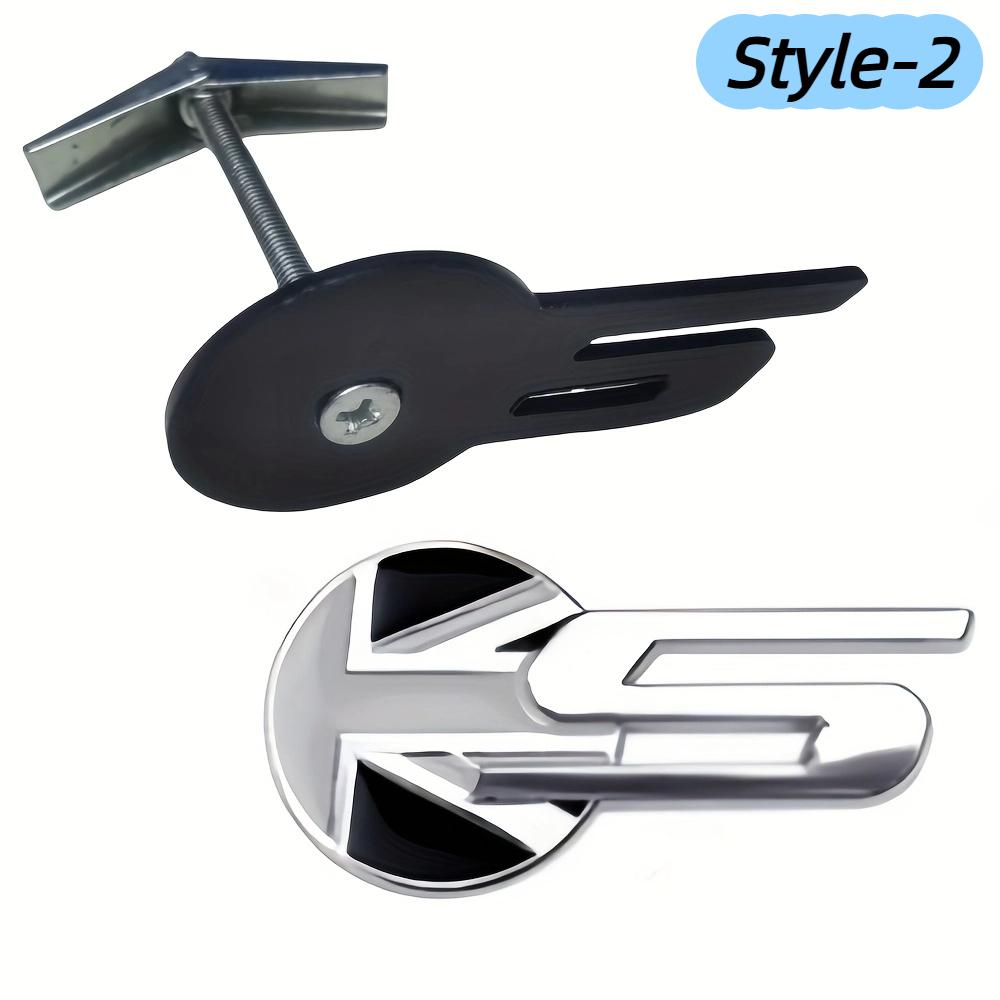 

1 шт. 3D Металлическая S Логотип Установка Без Разборки Эмблема Значок Решетки Радиатора Автомобиля для XK X Type F Pace I-pace XJL S-Type F-Type XJ XF XE E-pace XJS Style-2