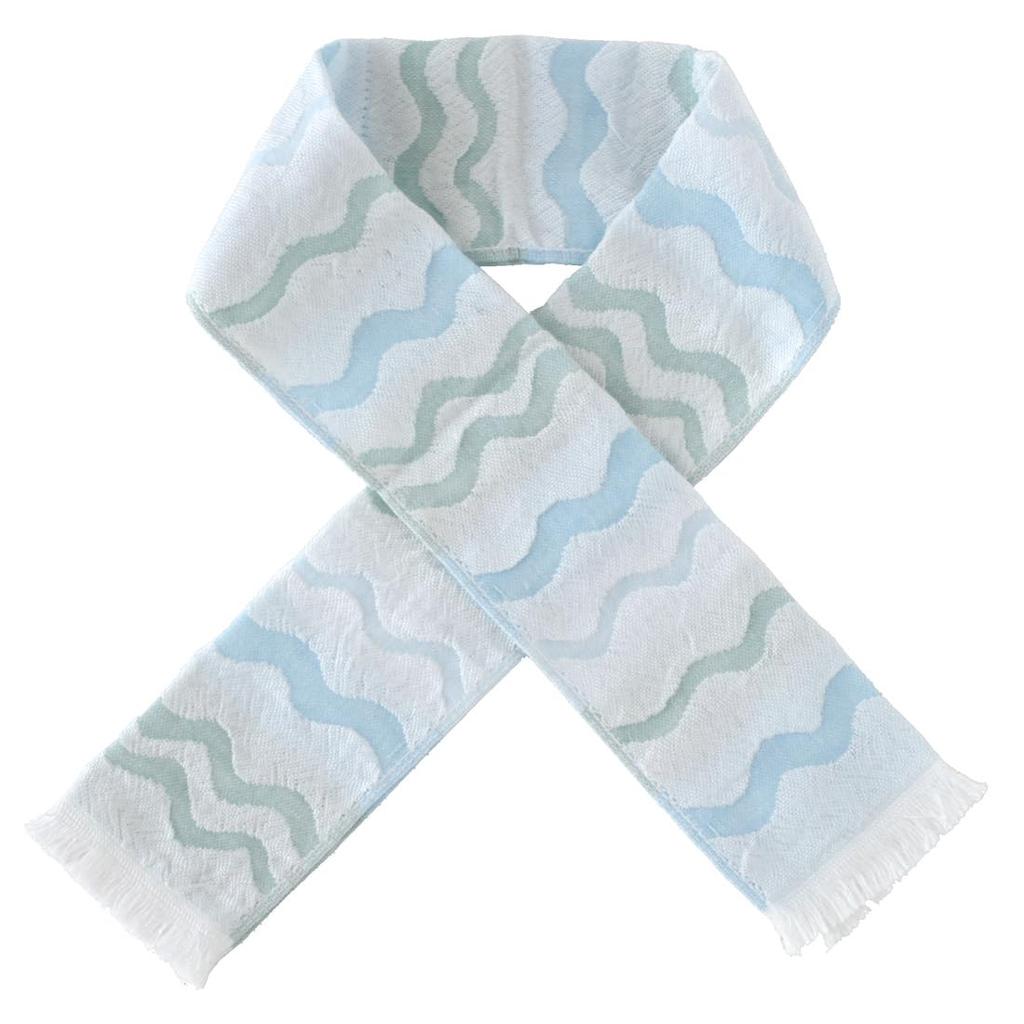 Long Towel ECO de Cool Cooling Touch 0006 8 x 90cm (Blue) Women's Approx. 094991-0006-02