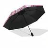 1pc Love Heart Paw Print Gift Umbrella with Plastic Handle,Suitable for All Seasons Umbrellaptys26046