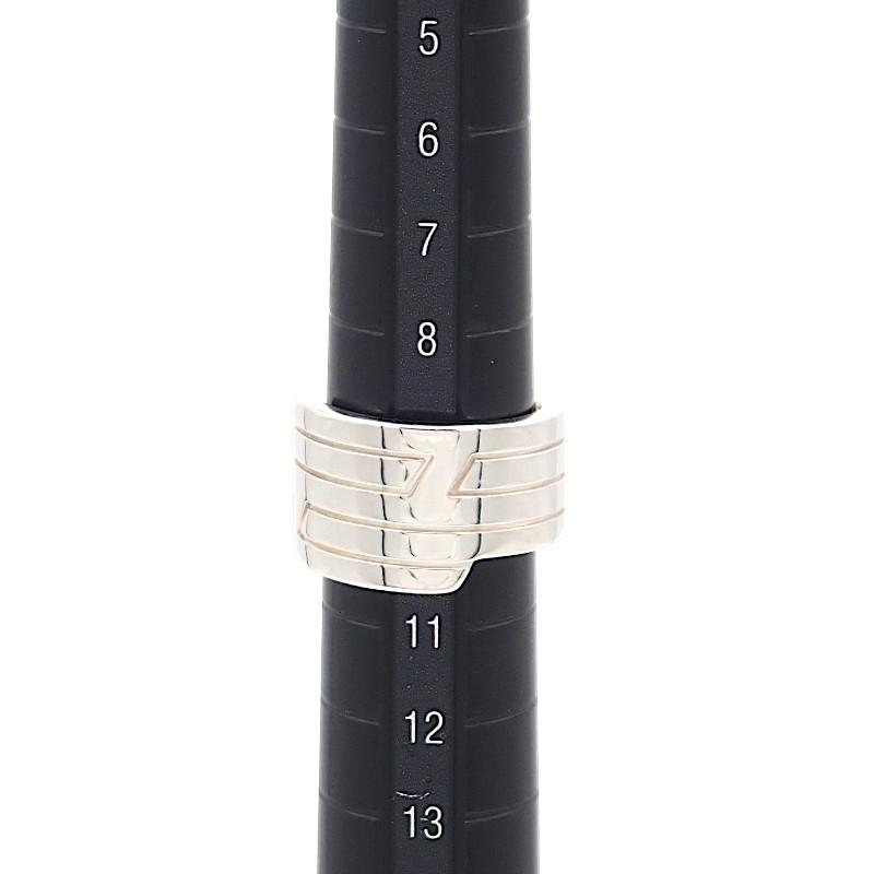 HERMES  #10(JP Size) 50  ring Silver Silver925 Women