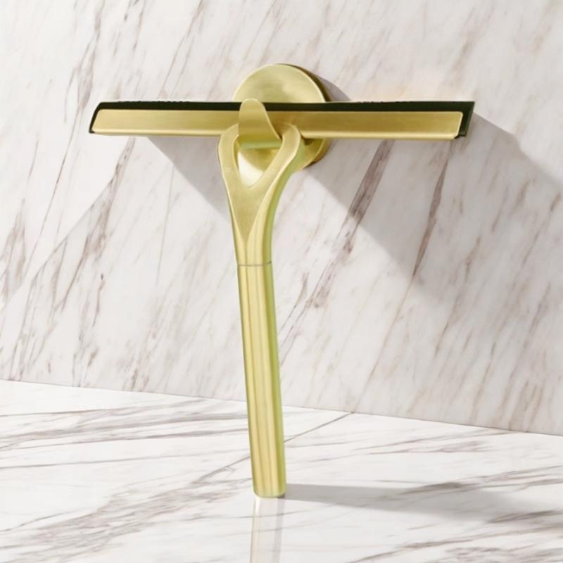 Mehrzweck Edelstahl Abzieher Schaber Kombi zur Reinigung auf Glasoberflächen in Badezimmer Küche Autofenster