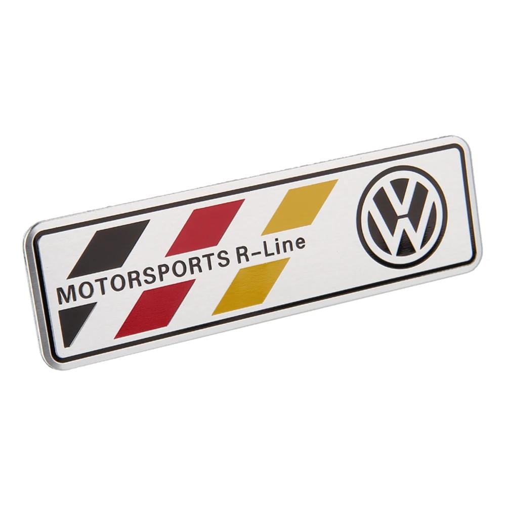 

2026 New For VOLKSWAGEN VW Metal Car Sticker Emblem Rear Tail Badge Decals For Volkswagen Rline GTI Golf Bora Beetle Scirocco PO