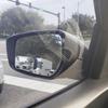 Ampper Car Auxiliary Mirror, Lane Change Mirror, Rear Viewing, 360° Angle Adjustment, Side Mirror (Rectangular, 4 Pieces)