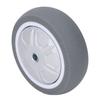 Kółko stałe 6-calowe z gumy TPR odporne na zużycie ciche koło do wózka, wózka narzędziowego, wózka ręcznego