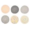 Manteles Individuales Redondos Tejidos de Algodón Resistentes al Calor Antideslizantes Trenzados Lavables para Mesa de Comedor Cocina Decoración del Hogar
