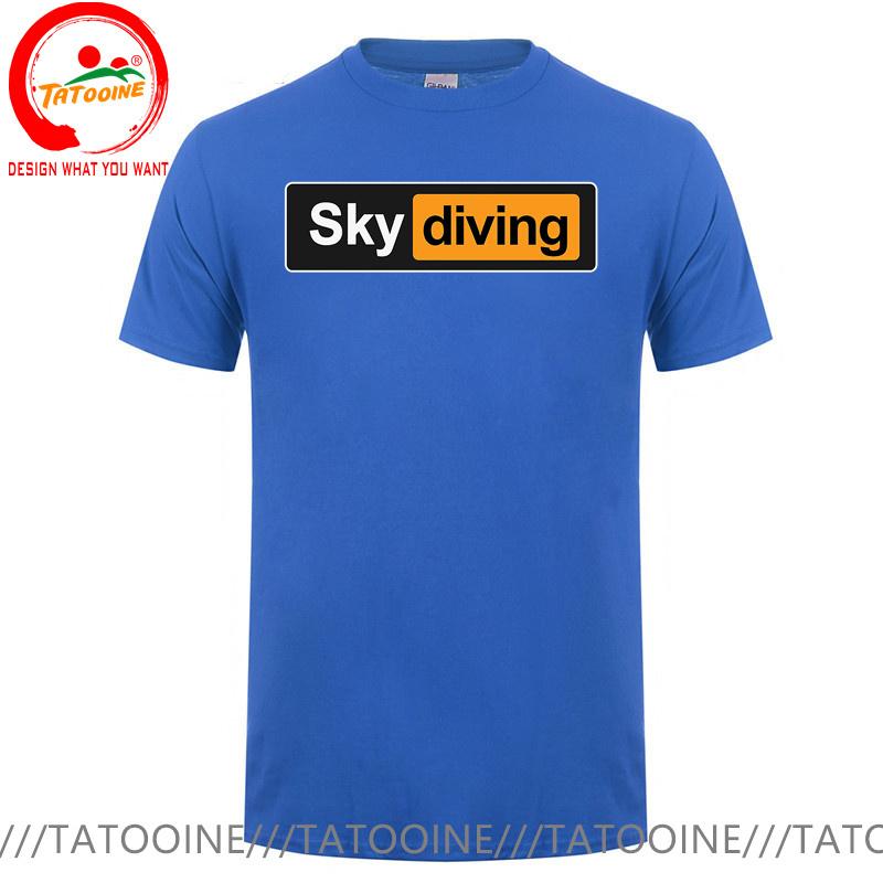 Funny Sky Diving Tshirt Skydiving T Shirt Unisex Sky Diver Diving Tee Shirt Oversized S6xl Tshirt Risky Extreme Sports Clothing