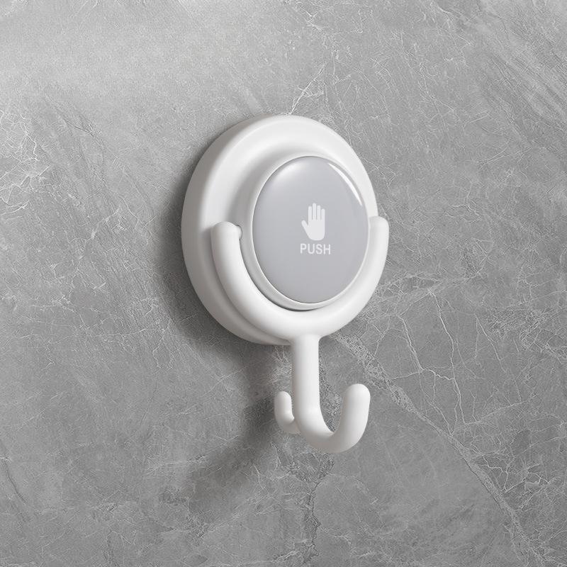 Drehbarer Saugknapfhaken Flacher und gebogener Haken Wand Starkes Vakuum Selbstverriegelnd Bohrfrei Tragfähig Klebehaken