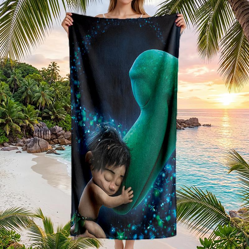 Good Dinosaur Fashion Beach Towel: Ideal for Summer Adventures Soft, absorbent and quick drying suitable for swimming and bathing