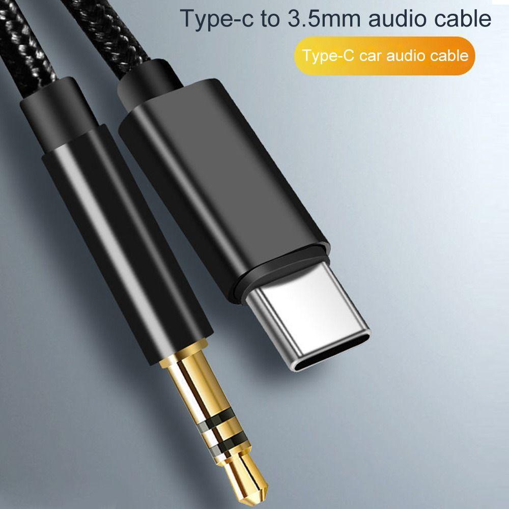 For Xiaomi Extender AUX cable Type-c to 3.5mm Audio Extension Cable Auxiliary Power Cable 3.5mm Interfaces