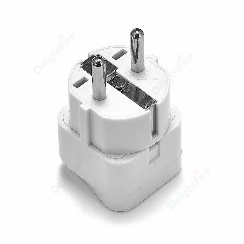 EU Stecker Adapter Steckdose US Zu EU Euro Spanien Frankreich Korea Reiseadapter Stromwandler Elektrische Steckdose Euro Steckdosen Adapter