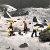 Lumberjacks Figures Set 1:64 Scale Hand Painted Miniature Figures People for Dioramas Props,Photography Collectors