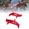 2PCS Red Rear Bumper Reflector Strip Cover for Santa Fe Sport 2013-2016 for Santa Fe Sport 2013-2016