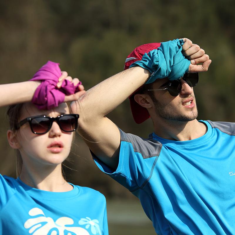 SANTO Quick-Dry Sports Towel for Travel, Swimming, and Business