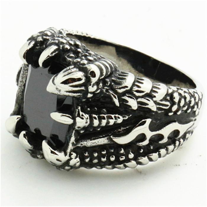 Size 8-18 Huge Cool Dragon Claw 316L Stainless Steel Cool Man Hot Selling Punk Ring
