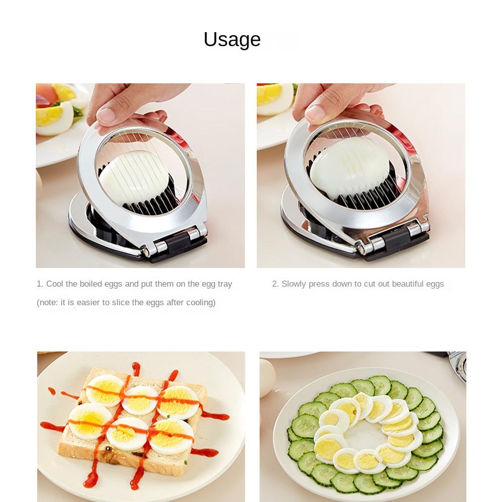2 in 1 Egg Slicers Quickly Eggs Divider Durable Eggs Tools  Small Fruits Vegetables Tool