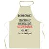 Tablier De Cuisine - Planetee - Coton Épais - Motif «Ergothérapeute Ça N'existe Pas» - Imprimé En France