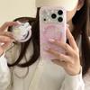 Polka Dot Rabbit & Bear Magnetic iPhone Stand and Case for 17/16 Pro Max/15/14 - Girly Design