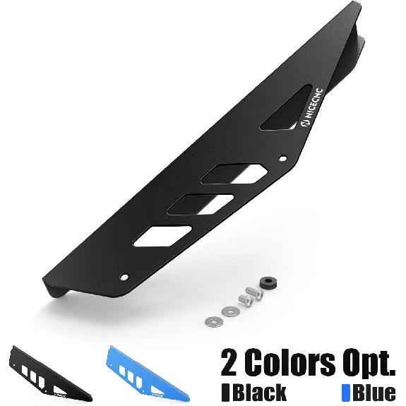 NICECNC Black Chain Guard Protector Aluminum CNC Compatible with DR650S 1996-2024, DR650SE 1996-2019