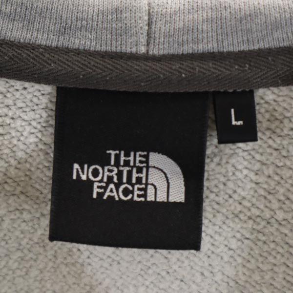 THE NORTH FACE NT61501X Outdoor Long sleeve Zip hoodie L Gray logo Men's Used