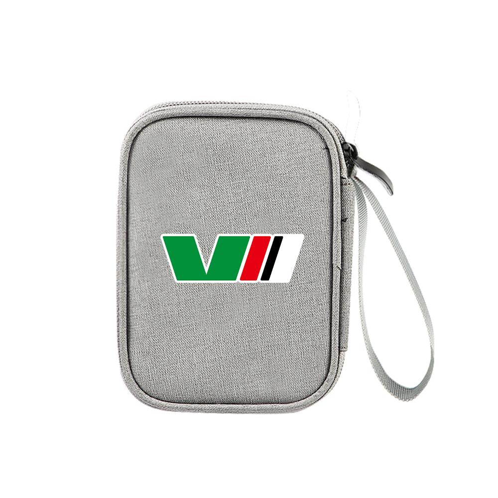 Car Travel Organizer Portable Key Case Earphone Storage Bags For Skoda S Octavia A5 3 VII VRS Vision Kodiaq Favorit Rapid Fabia WD8