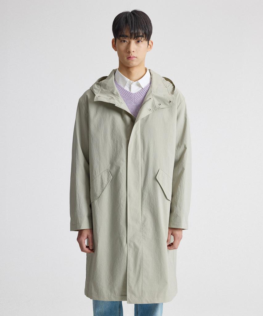 Stco Hoodie Field Coat Beige (Oversized) Sctva71Osd