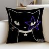 Emily the Cool StrangS Cushion Cover Breathable and skinfriendly linen pillowcase square removable and washable cushion